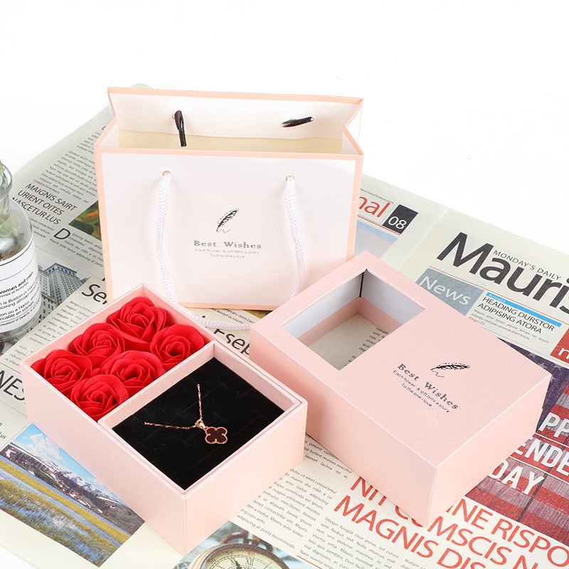 Jewelry, storage system, matte pendant, accessory, solid color storage box, gift box, Birthday gift 4