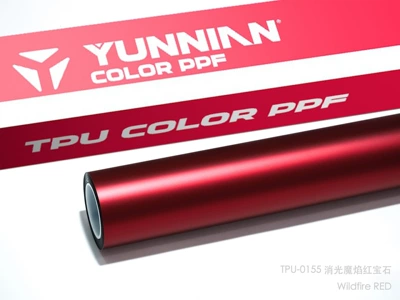 film, available for both wet and dry | Auto Color Change Film - tpu-matte-magic-flame-ruby-dry-and-wet-dual-application-15215m