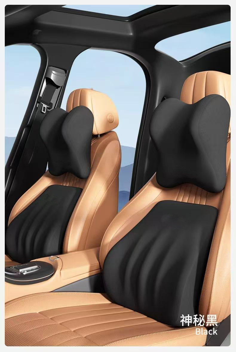 Car Headrest Waist Memory Foam Slow Rebound Increase Height Pillow Neck Pillow Shoulder Pillow Pillow Automotive Supplies