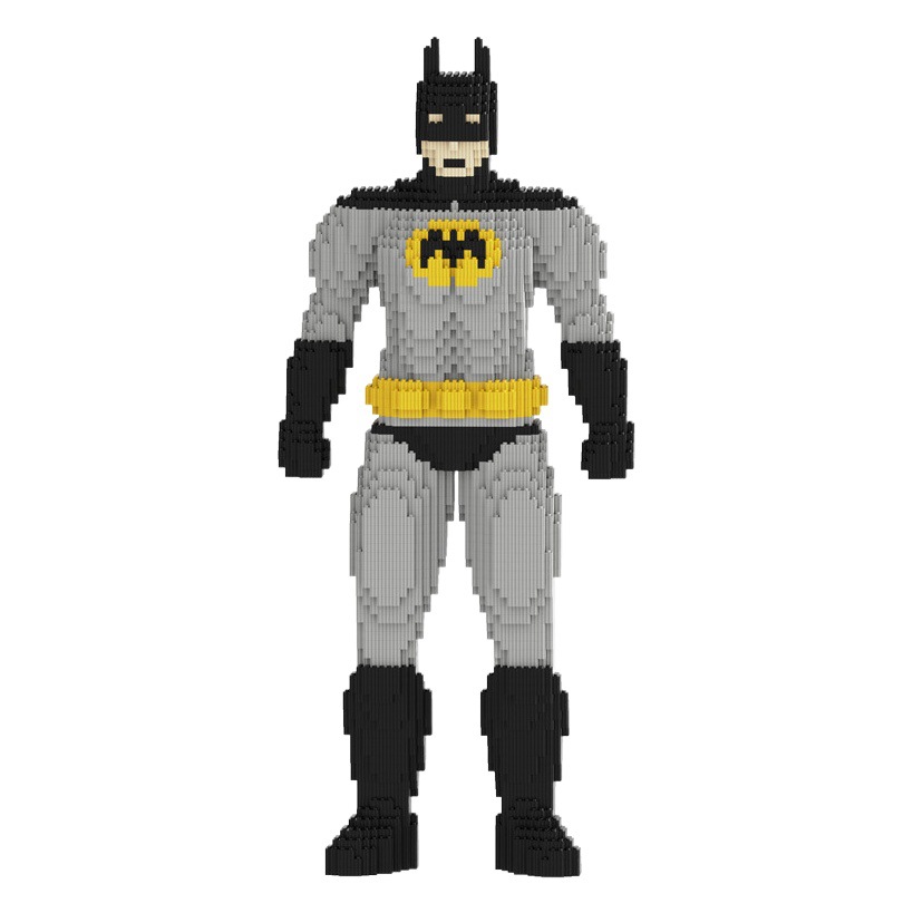 Bloques de construcción de partículas grandes Mario bloques de construcción decoración de apertura rompecabezas de alta dificultad juguetes de montaje 1,8 m Iron Man