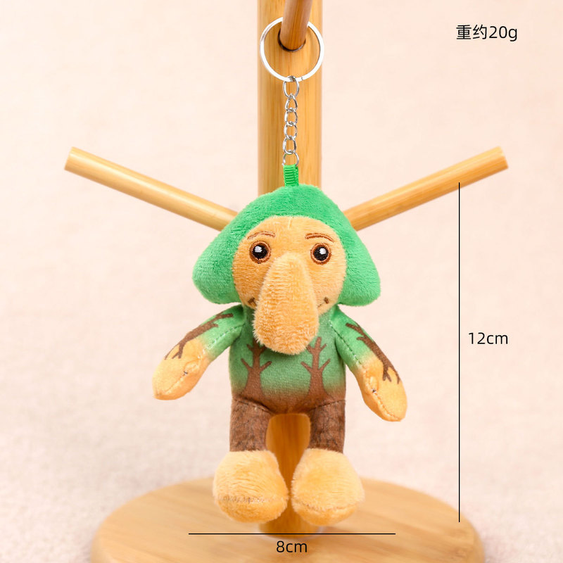 クロスボーダーAI山海経モンスターぬいぐるみタンゴンタングシュール木製スティックマンペンダント人形キーホルダー|undefined
