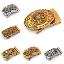 男士复古龙形皮带扣厂家 仿铜色高档龙头合金自动腰带扣网店热卖
