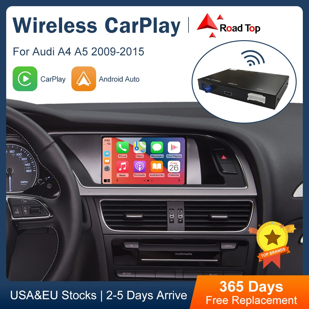 Луотхо мотор соединение беспроводной CarPlay применимо к Audi A4/A5 2009-2015 декодер форма