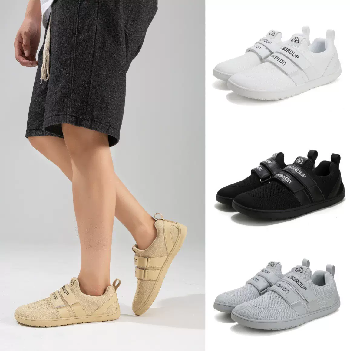 宽头举重鞋专业深蹲硬拉鞋防滑赤足室内健身综合训练鞋宽楦运动鞋