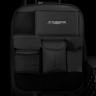 Suitable for Land Rover Discovery/Defender/Range Rover Star Vein Car Seat Back Storage Storage Box Water Cup Holder Multifunctional (Car table board) - no-table-board-quiet-black-land-rover