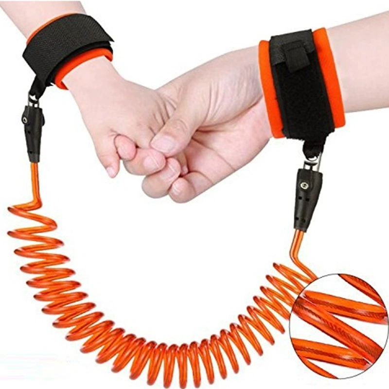 Детская веревка с защитой от потери Товары для младенцев Детская Тяговая веревка с защитой от потери Кольцо на руку Ремень Защитный замок Детский ходячий артефакт