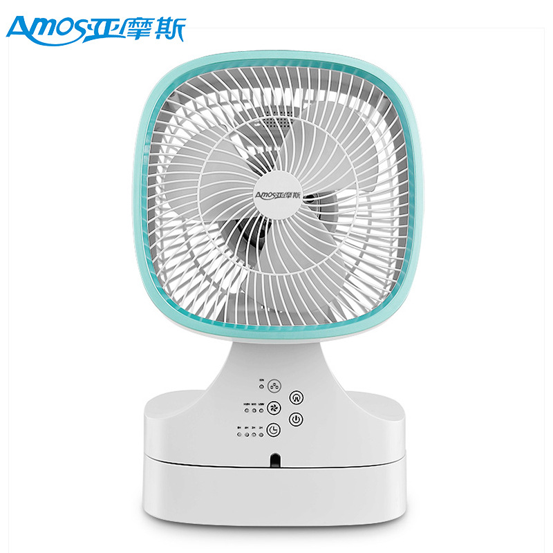 AS-FM08B electric fan air circulation fan household desktop flow fan table fan rotating head fan