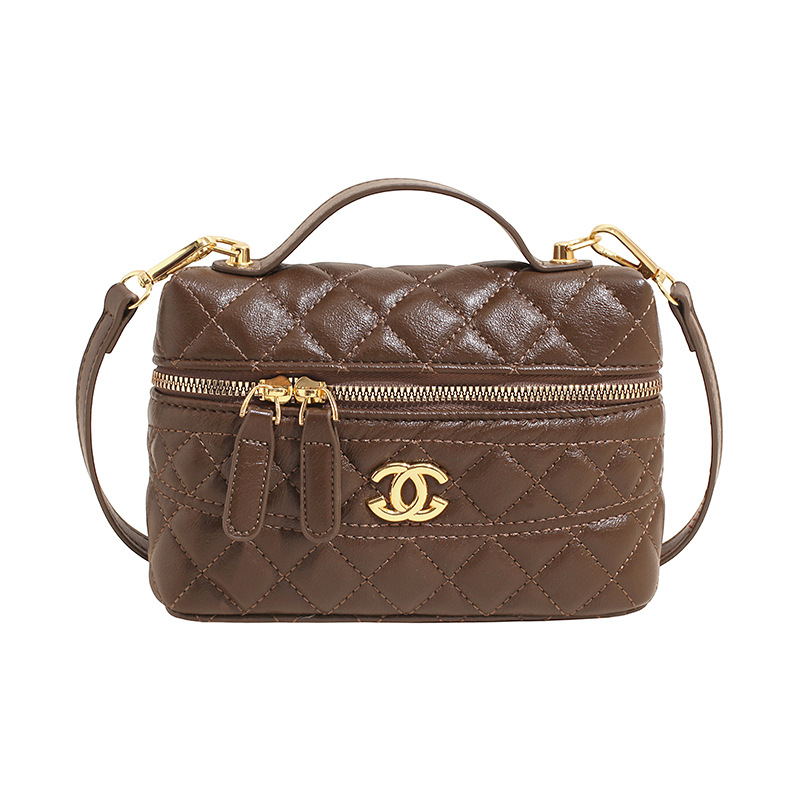 Una sensación de alto nivel, una pequeña cadena de viento de diamante, una pequeña bolsa de mano, una bolsa de caja compacta, una sensación de alto nivel, una bolsa de mochila universal.