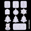 Crystal, epoxy resin, night light, silicone mold, with snowflakes, Amazon