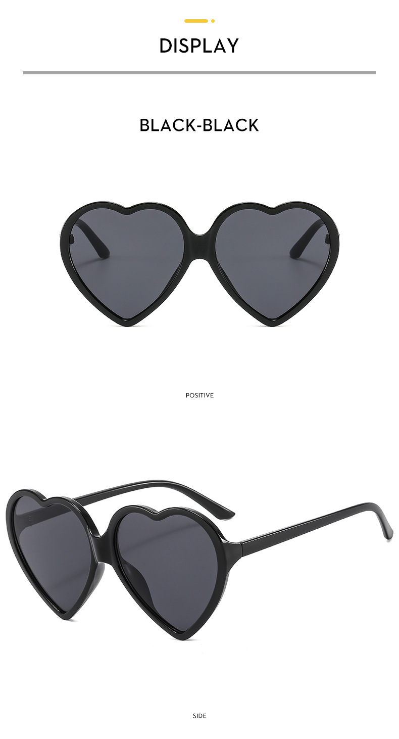 Occhiali da sole a cuore da donna accessorio moda street style_voghion.com