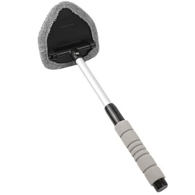Car cleaning tools Window Wiper, Car Window Cleaning - type-b-sponge-handle-1-gray-cloth-cover