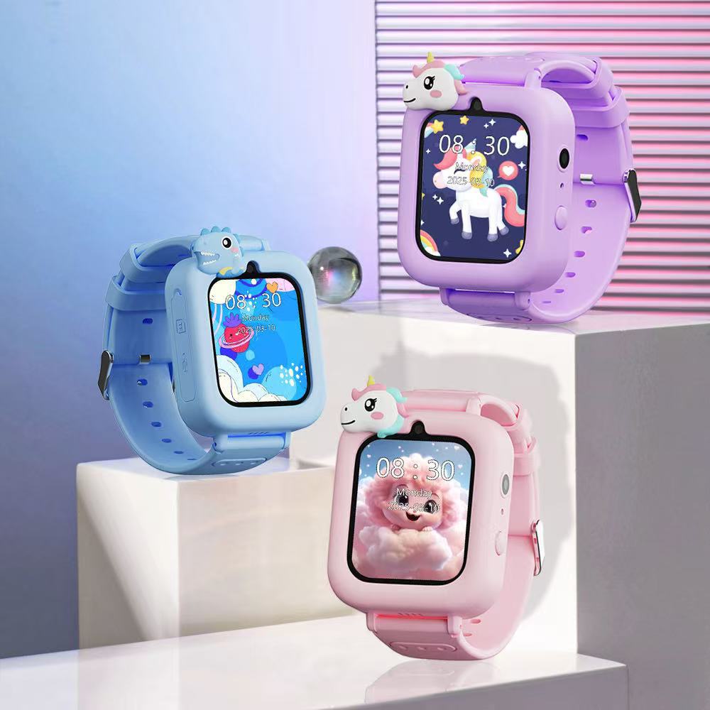 Nuevo reloj transfronterizo para niños multilingüe, multifunción, puede tomar fotos, video, pantalla táctil para niños, reloj inteligente en stock