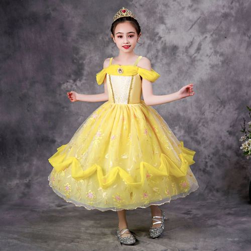 Belle Princess Dress for Girls, Children's June 1st Children's Formal Dress, Halloween Beauty and the Beast, Overseas Trade