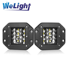 5寸嵌入式40W大面盖射灯越野车8珠透镜雾灯货车前杠照明灯