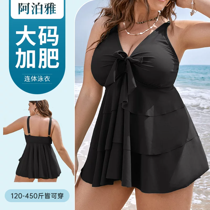 Боди, купальник, европейский стиль, plus size, свободный крой, приталенный