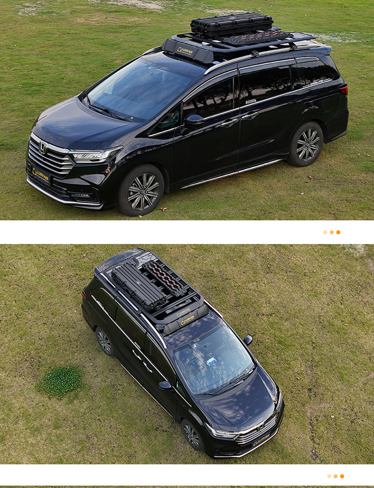 Honda Odyssey Roof Rack for Outdoor Travel, Self-Driving Tours, Off-Road Modification Parts, Aluminum Alloy Roof