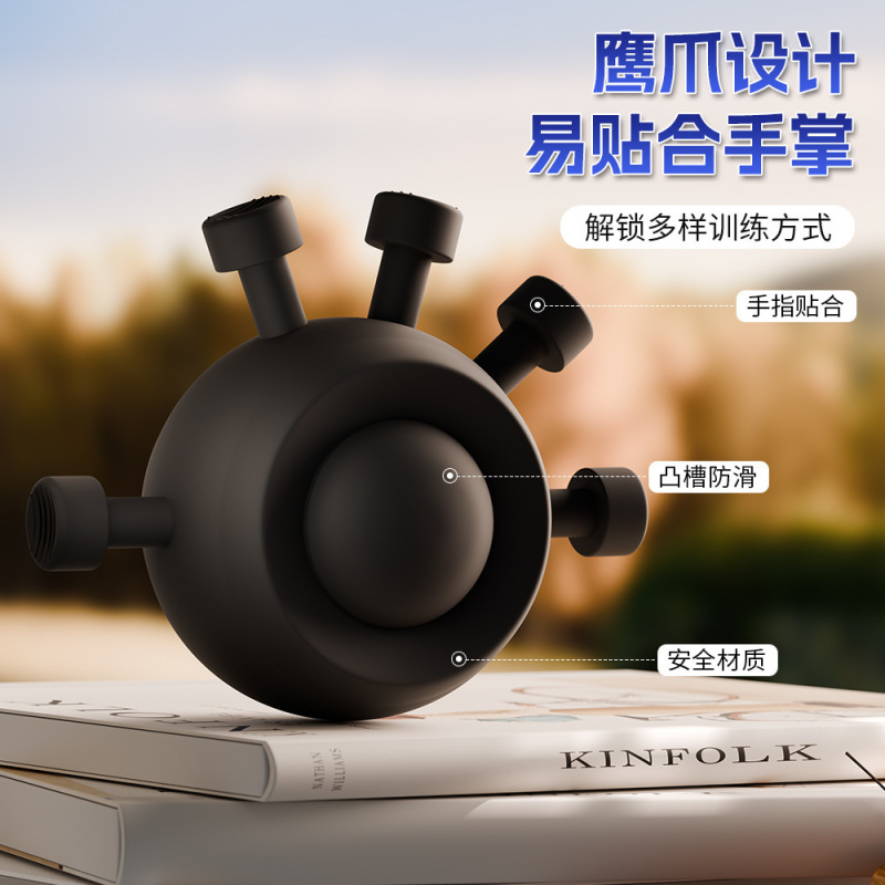 五指指力器锻炼手指按压球握力球手腕握力器握力器解压弹簧|undefined