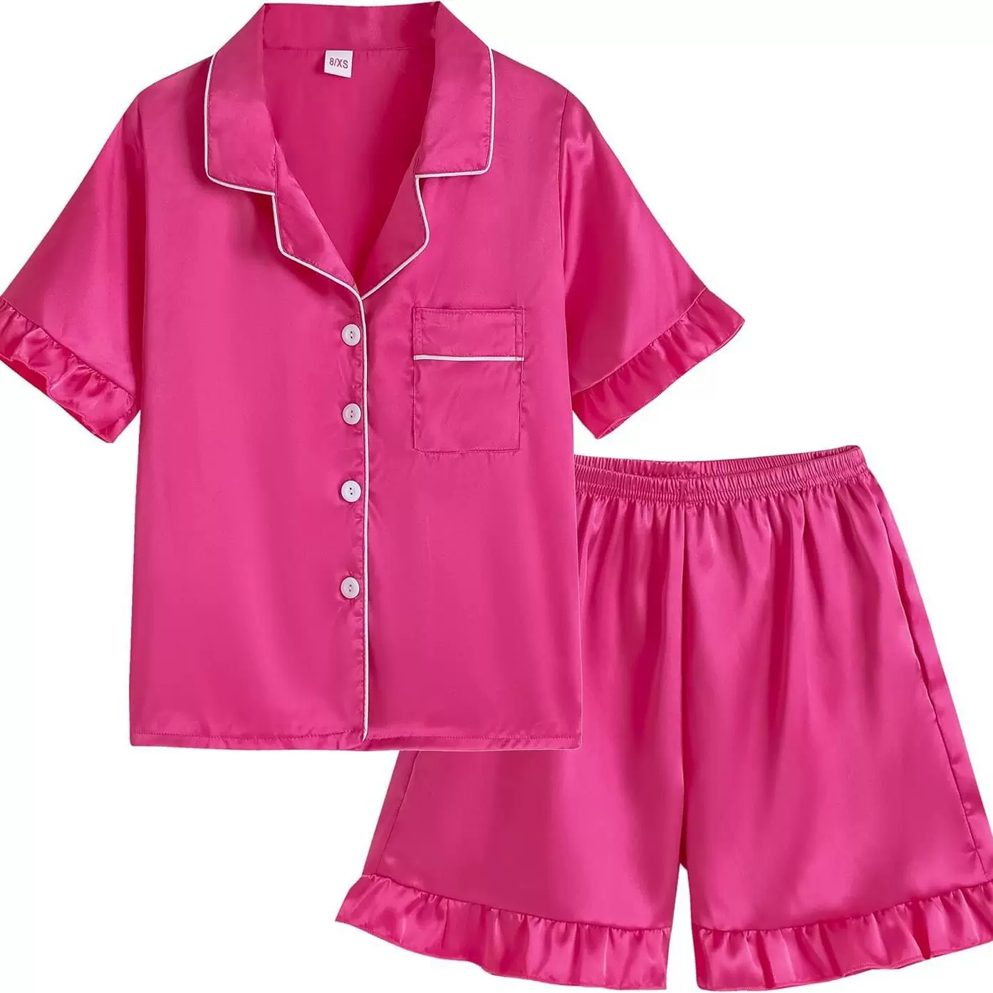 冰丝睡衣短袖情侣同款睡衣家居服跨境