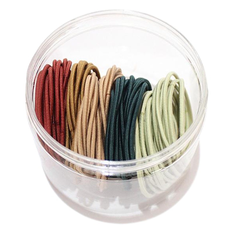 0,2 sin costura delgada simple Corea del Sur banda de pelo accesorios para el cabello base básica corbata pelo banda de goma para niños cuerda de pelo