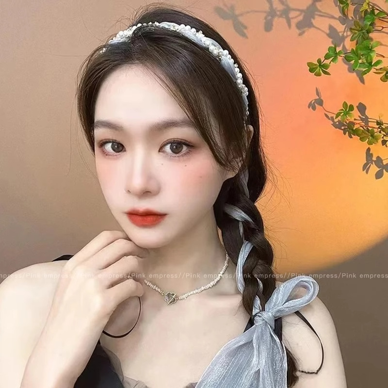 19 perlas que fluyen con gris