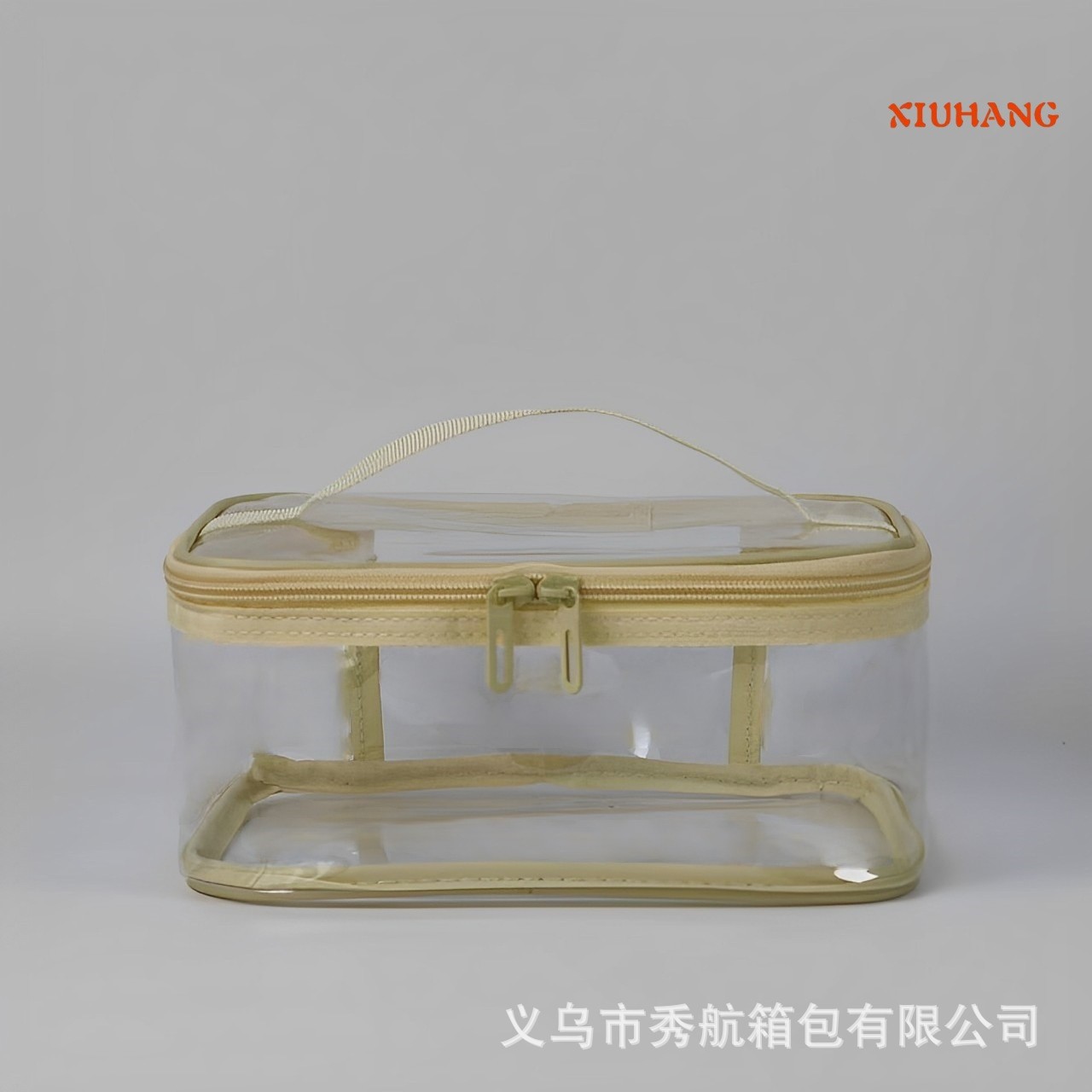 INS estilo bolsa de cosméticos transparente traje de viaje portátil de gran capacidad bolsa de lavado impermeable Fundación lápiz labial de almacenamiento