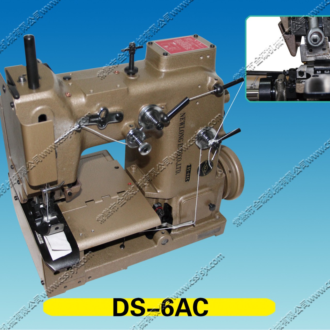 供应日本纽朗（NEWLONG) DS-6AC 缝包机 封包机, 原装正品。