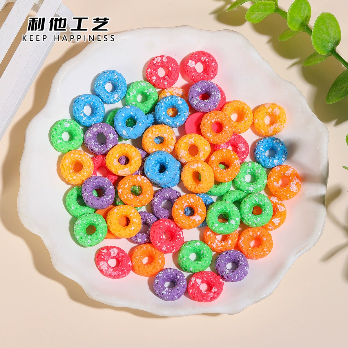 Клей для крема своими руками, разноцветные пончики, ручная работа, заколки для волос, аксессуары для волос, серьги, браслет, ожерелье, ювелирные украшения, готовые к продаже