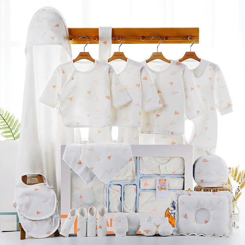 Подарочная коробка Baby Gift Box Set, 18–22 предметов одежда для новорожденных унисекс демисезонная, подарочная коробка со стеклом