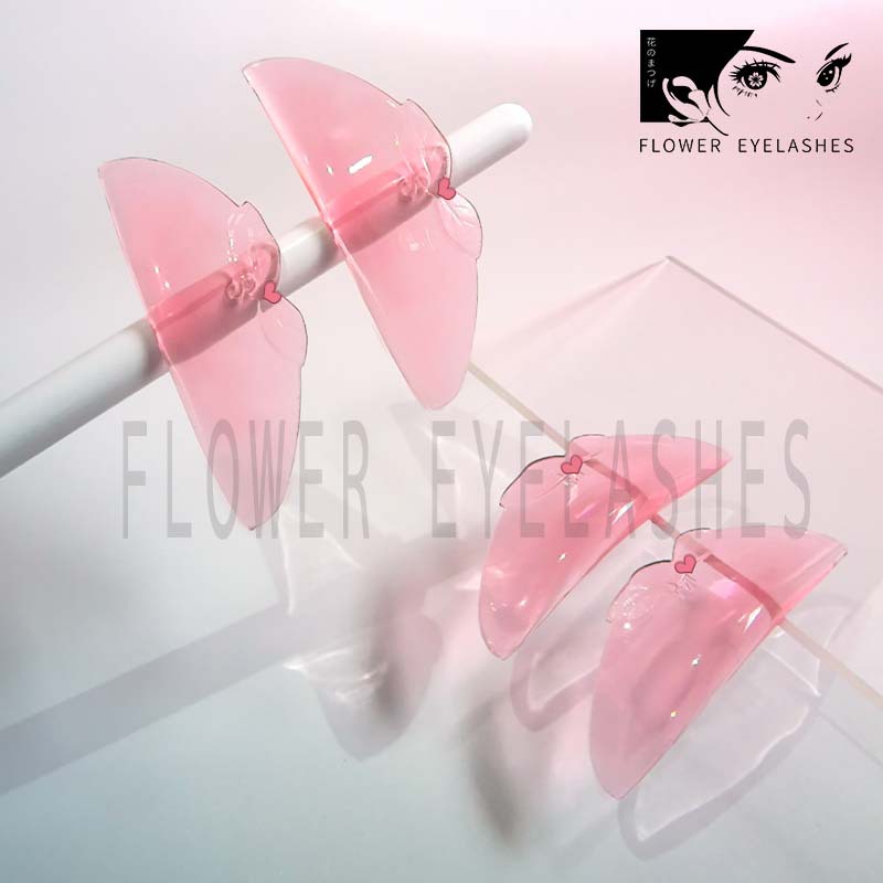 国境を越えた卸売ケラチンまつげリフト新しい 1 ペアゼリー桃まつげシリコーン自己粘着アイパッド洗える