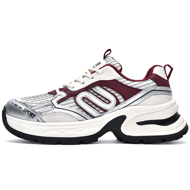 Yuanyi Shoes 2024 Spring New Thick Soled Dad Shoes Women's Versatile Sports Shoes MIS-1547_voghion.com