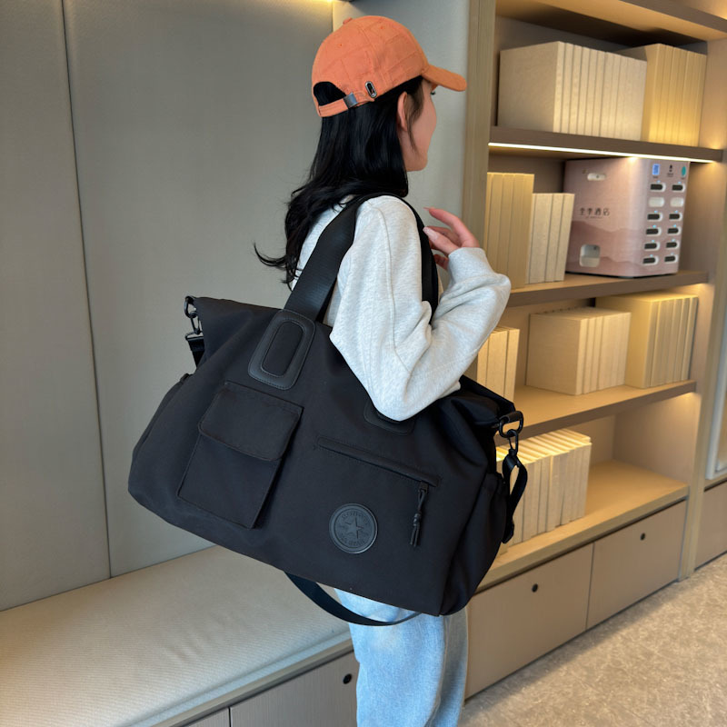 Bolso femenino de gran capacidad a prueba de agua para entrega, almacenamiento de viajes cortos, ocio duradero, fitness, yoga deportivo