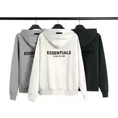 Cross-Border Flocked Hoodie High Street Loose Casual American Style Unisex Couple Pullover, Dark Teal & Light Gray