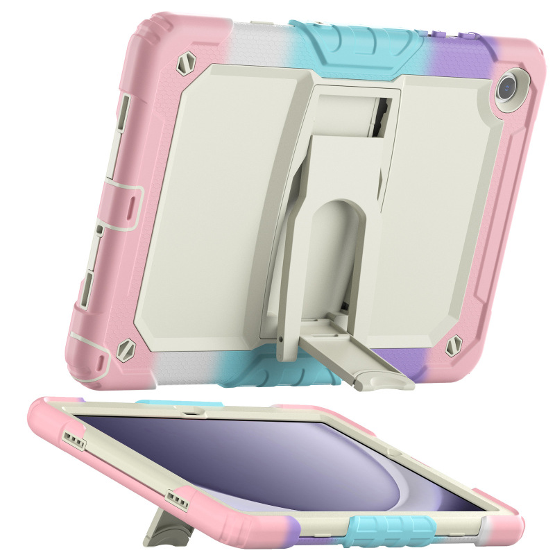 Suitable for Samsung A9Plus Tablet Protective Case A7Lite Silicone Protective Case Taba8 Three-Proof Pad with Bracket Suitable for Samsung A9Plus Tablet Protective Case A7Lite Silicone Protective Case Taba8 Three-Proof Pad with Bracket