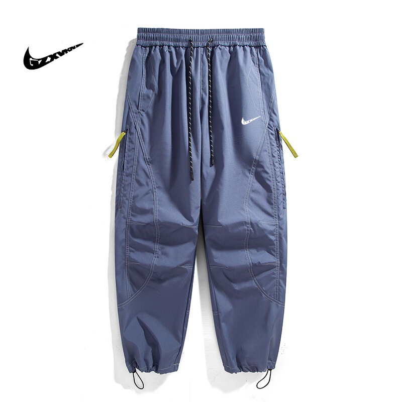 2025 Spring and Autumn New American Style Loose Straight-Leg Cargo Casual Pants Charge Mountaineering Outdoor Sports Trousers for Men