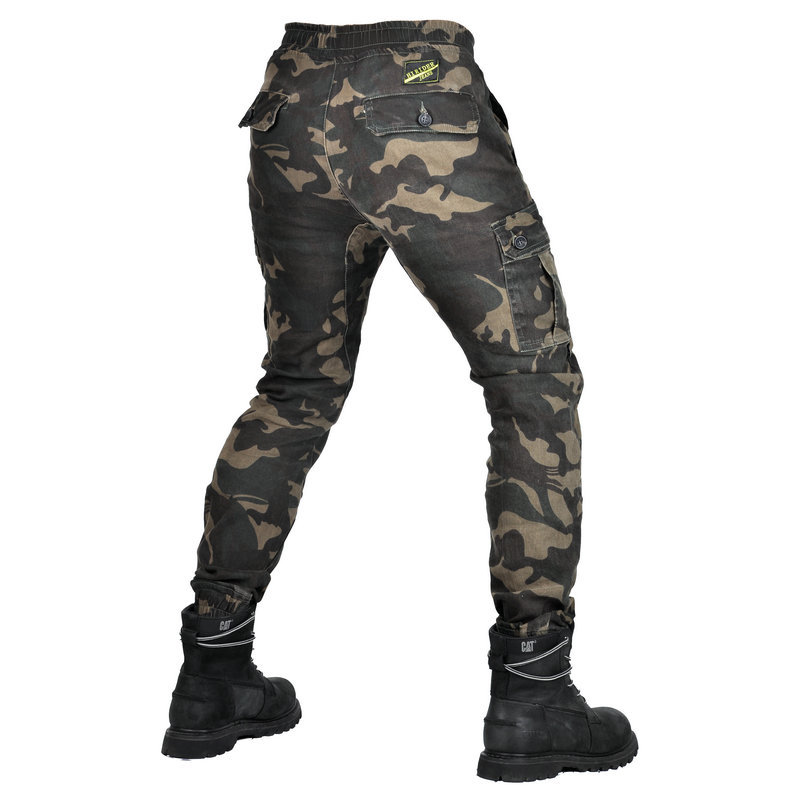 LOONG BIKER Riding jeans motocicleta herramientas motocicleta montar pantalones de camuflaje resistente a la caída pantalones de carreras fuera de carretera