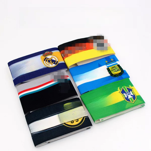 Football Fan Merchandise: Ac Milan, Inter Milan, Paris, Barcelona, Real Madrid Elastic Adhesive Wrap-Around Match Captain Armband