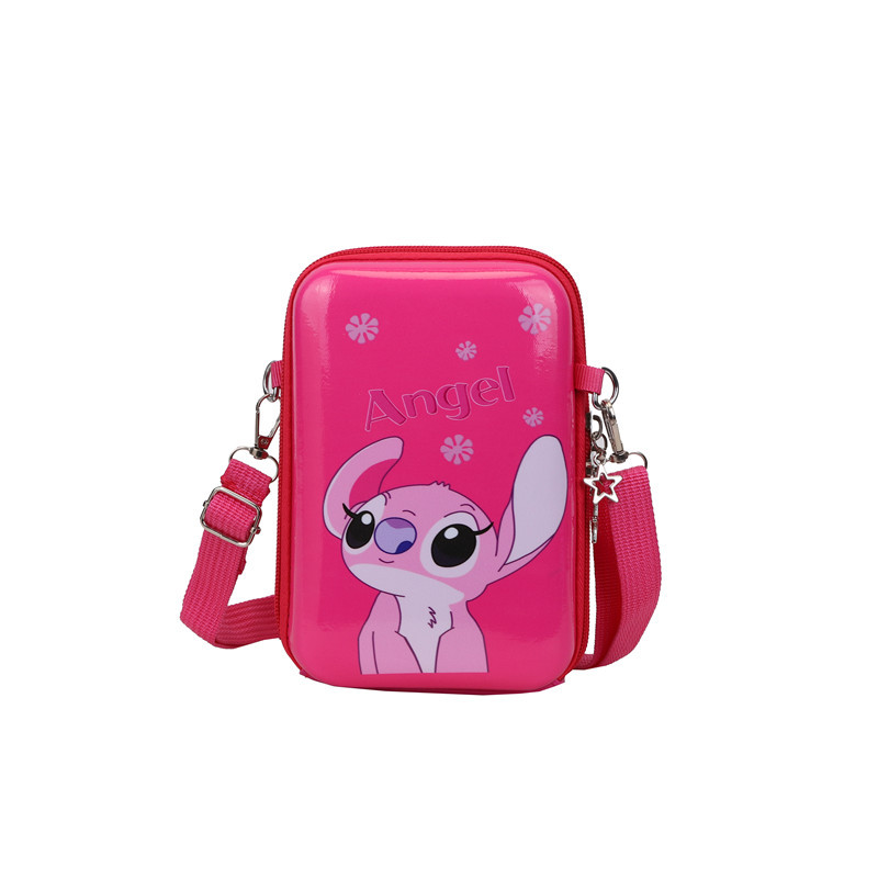 Lindo viaje de los niños de dibujos animados cambio pequeño bolso femenino nuevo teléfono móvil bolso bebé hombro crossbody bolsa de almacenamiento de moda