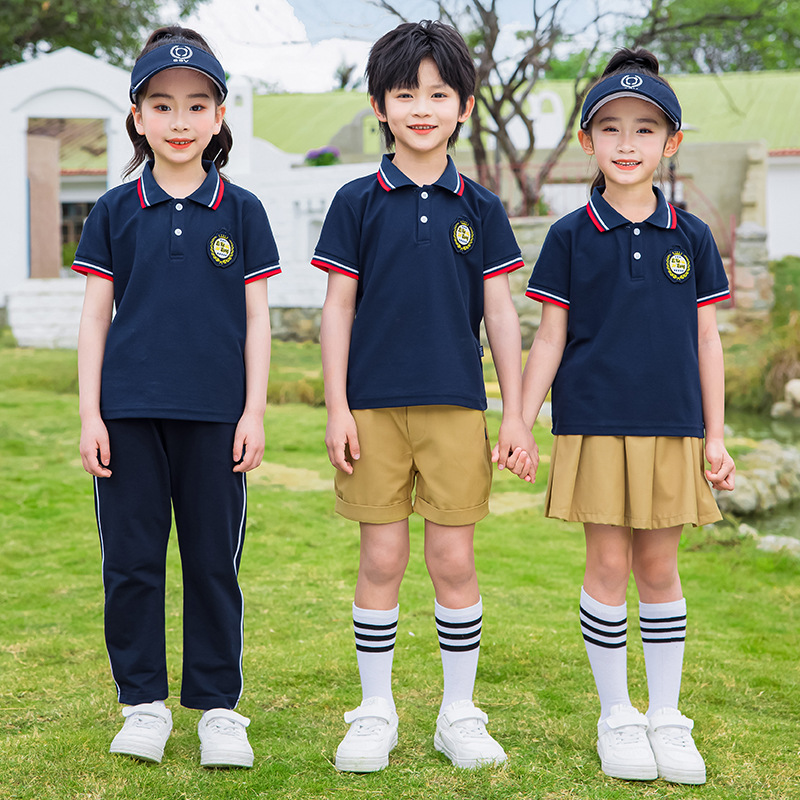 小学生校服儿童班服夏季套装运动会统一服装幼儿园园服春秋四件套