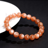 Натуральные бусины на солнечной энергии, украшение-шарик, аксессуар, аксессуары, 7A, лунный камень