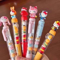 kitty凯蒂猫按动中性笔ins风高颜值少女心可爱学生刷题好用专用笔