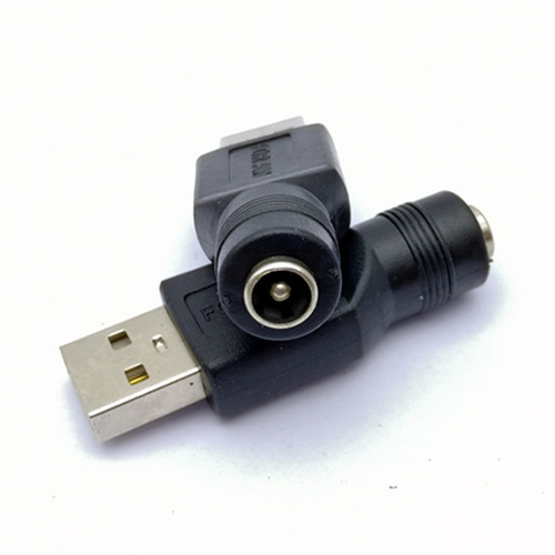 USB to DC5.5X2.1 female adapter DC female socket to USB male plug USB to DC DC power adapter