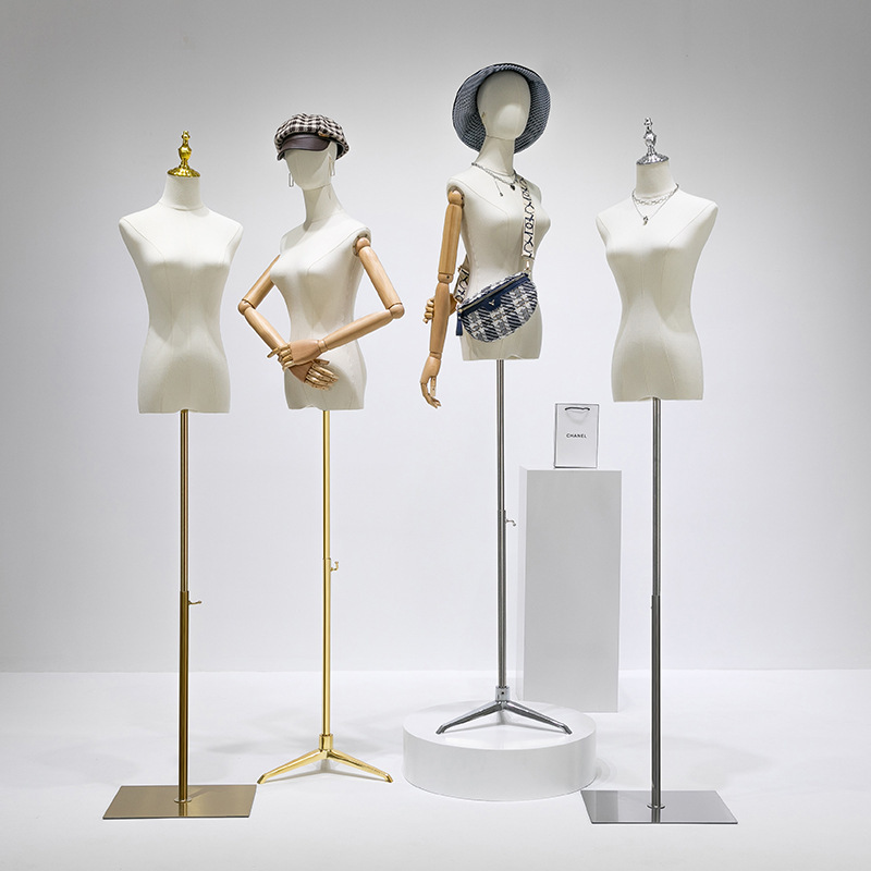 Model Wholesale Clothing Store Female Props Half-Length Mannequin Wedding Dress Model Stand Window Full Body Women's Clothing Display Stand Model Wholesale Clothing Store Female Props Half-Length Mannequin Wedding Dress Model Stand Window Full Body Women's Clothing Display Stand