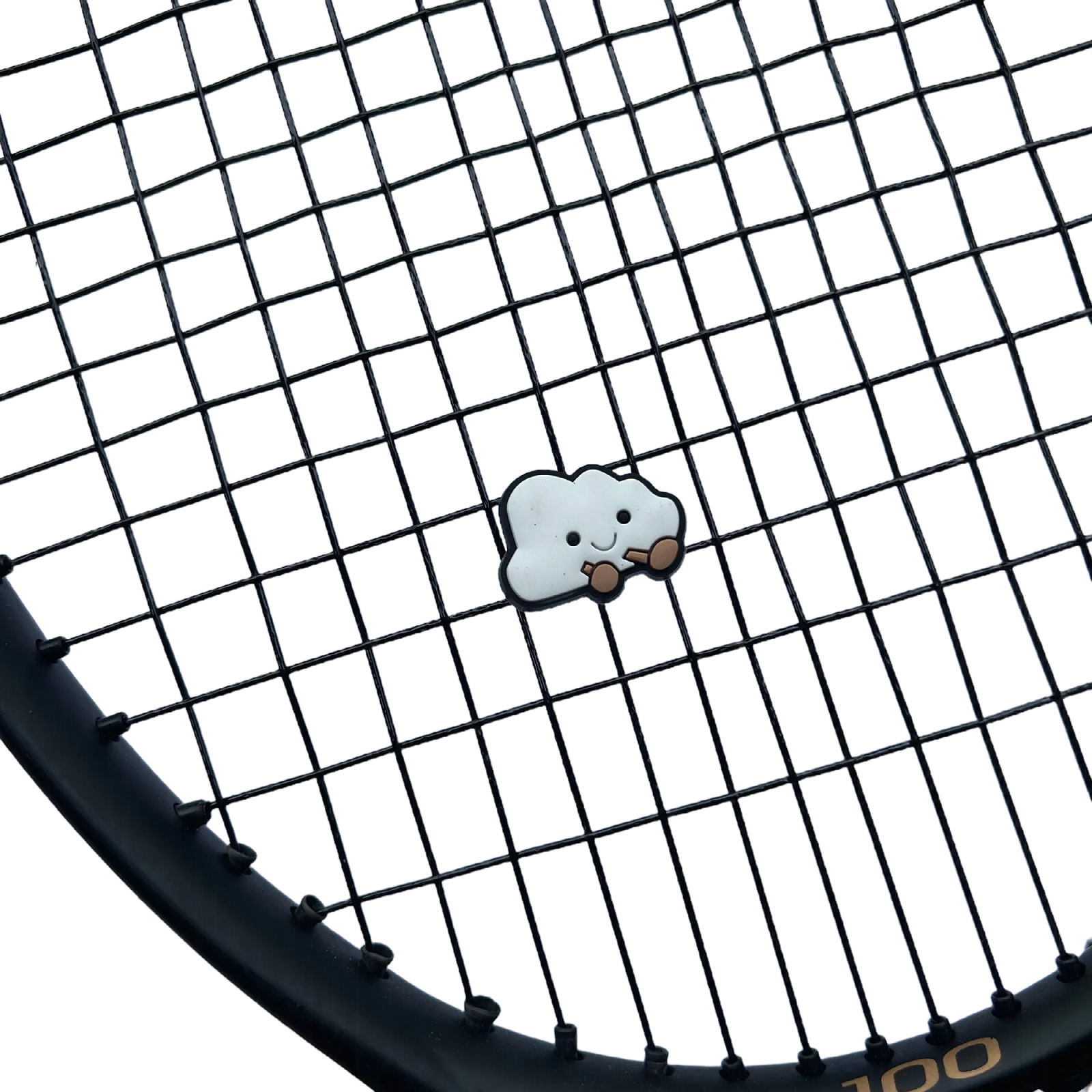 ✅ Cross-Border In-Stock Cloud-Shaped Racket Shock Absorber, Fun Cartoon Tennis Racket Silicone Shock Absorber