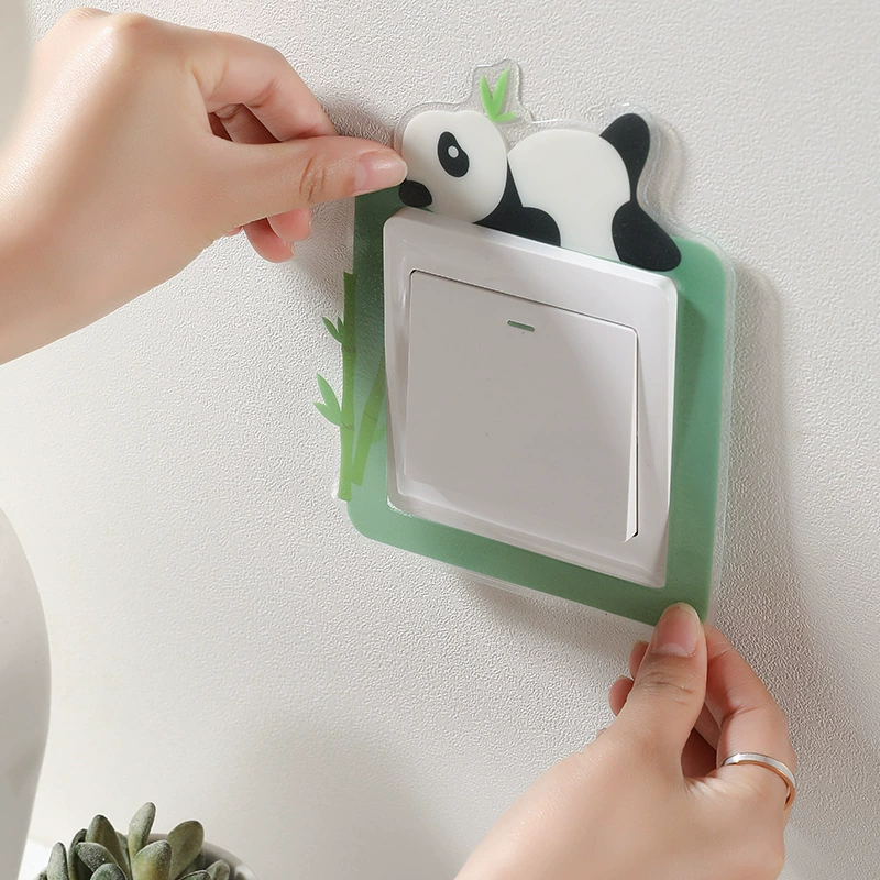 Creative switch key, protective case on wall