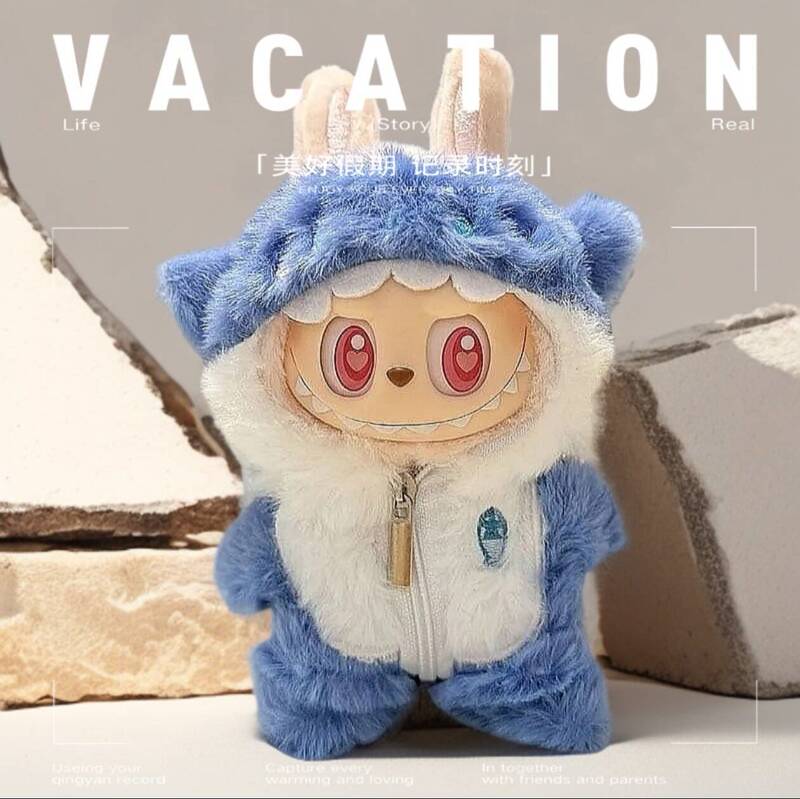 可爱拉布布娃衣labubu一二三代蟑螂衣服炸虾娃衣换装娃娃公仔玩偶|undefined