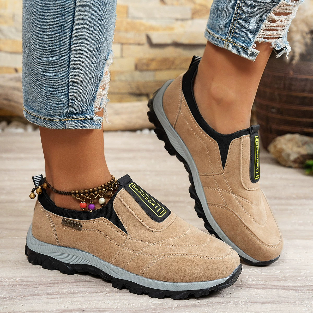 Внешняя торговля большой размер на открытом воздухе повседневная мужская и женская спортивная обувь Amazon весна и осень новый сплошной цвет альпинизм на толстой подошве трансграничная одиночная обувь