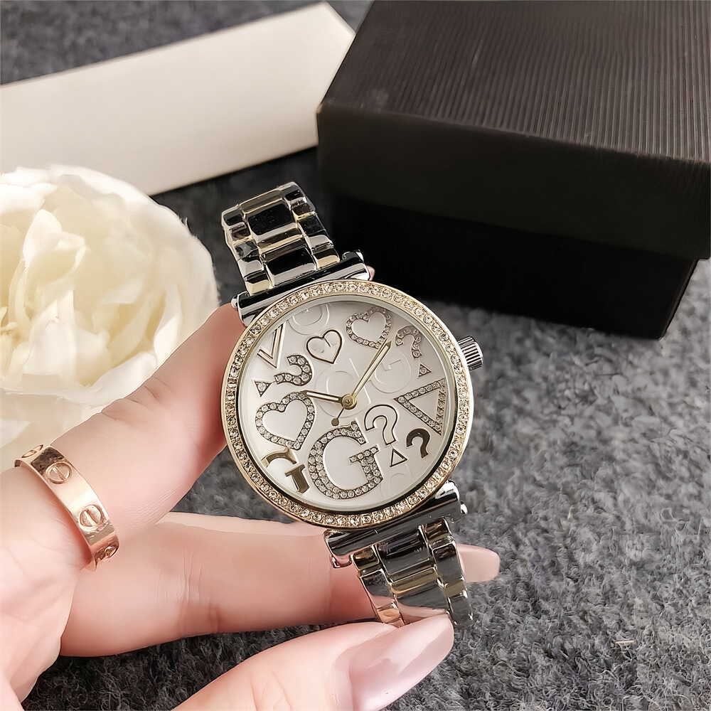 Foreign trade hot fashion watch women's large dial women's watch diamond student watch women's quartz watch wholesale