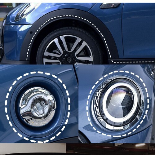 Dashed Line Car Sticker DIY Line Decor Reflective Sticker Car Electric Motorcycle Machine Body Sewing Stitch Decal