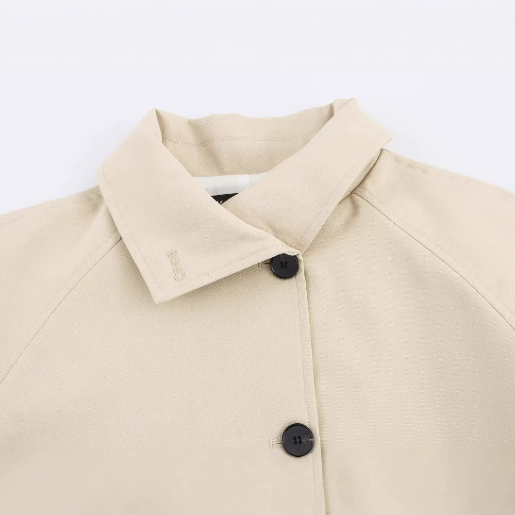 Осенняй Trench coat for leisure, wholesale, European style