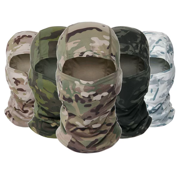 Chieftain Headgear with Python Pattern Camouflage, Outdoor Cycling Sun Protection, Windproof Face Shield, Protective Mask, Cross-Border Supply